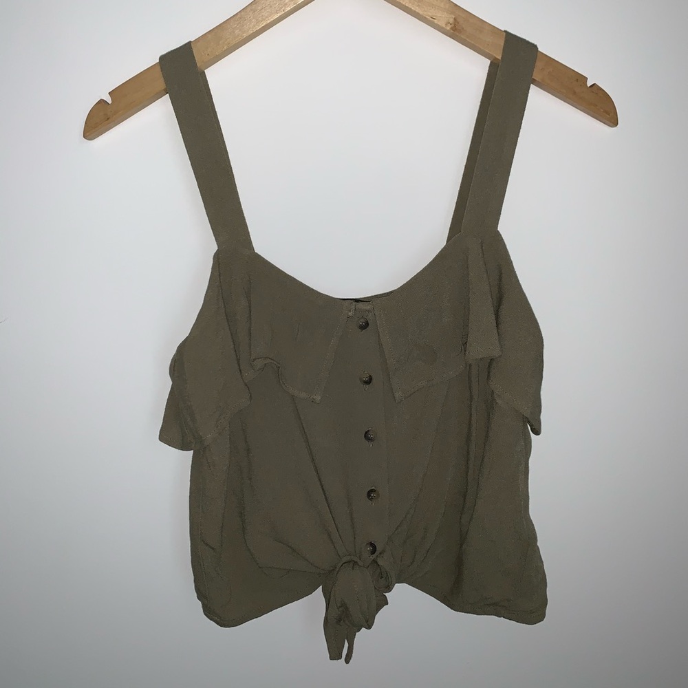 Trendy Green Top
